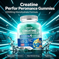 Gummies de Créatine Sportive Formule Monohydrate Multi-Acides Aminés 60 Unités Soutien Électrolytique Nutrition Sportive Marque Privée Personnalisée