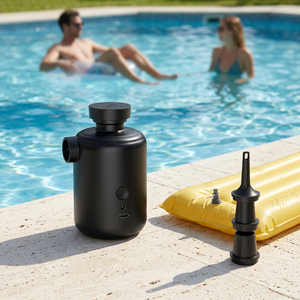 Pompe à air miniature d'extérieur 3600 mAh à <span class=keywords><strong>prix</strong></span> de gros pour sacs de rangement sous vide et bouées de natation pour le voyage et le camping (plastique) - Product Image 1