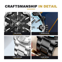 Vente en gros directe d'usine, montre-bracelet pour homme Skmei modèle 9387, acier inoxydable massif, montre à quartz de luxe, résistante à l'eau