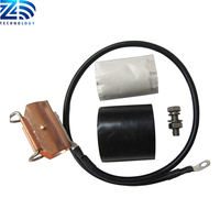 Kit de mise à la terre de câble coaxial 7 / 8 "personnalisé de haute qualité pour câble de Type sangle de serrage en cuivre à ressort télécom