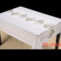 Nappe de table en PVC plastique imprimé, motif feuilles gaufrées, design moderne et luxueux, imperméable, en rouleau, pour la décoration de cuisine, les mariages et les événements