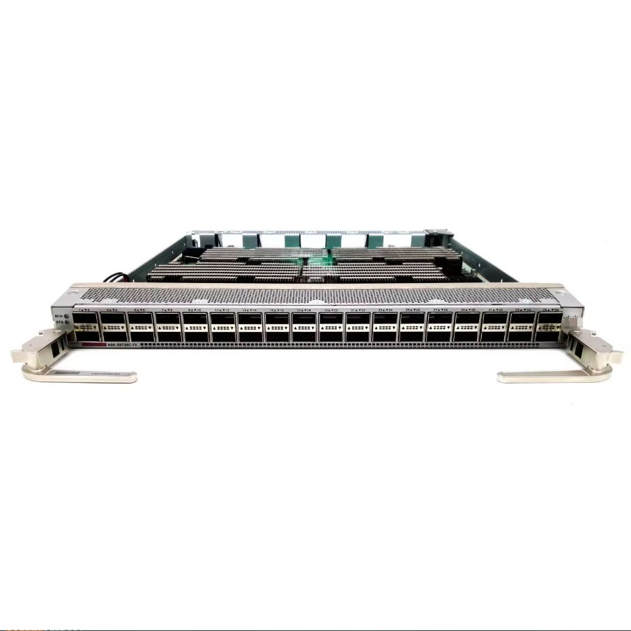 N9K-X9736C-FX Used Original Expansion Module Nexus 9000 Series 36p 100g QSFP Line Card