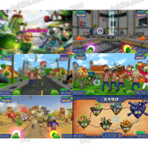 เครื่องเกมยิงปืนอาร์เคดแบบหยอดเหรียญ สงครามในสวน พืชปะทะซอมบี้ เกมยิงลูกบอล/เลเซอร์อินฟราเรด ชุดประกอบเอง - Product Image 3