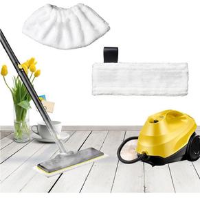 Cubiertas de microfibra, almohadillas para mopa de vapor, piezas de <span class=keywords><strong>aspiradora</strong></span> para Karchers, <span class=keywords><strong>boquilla</strong></span> de mano SC1 SC2 SC3 SC4 SC5 SV7 - Product Image 1