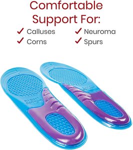 Semelles de Soin des Pieds en Gel de Silicone Amortissantes Découpables pour Chaussures de Course et Massage Sportif - Product Image 4