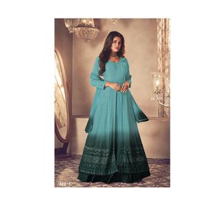 Nouveau Design Moderne Broderie avec Séquence Travail Femmes Salwar Costume de Fournisseur Indien au Prix de Gros - Product Image 1