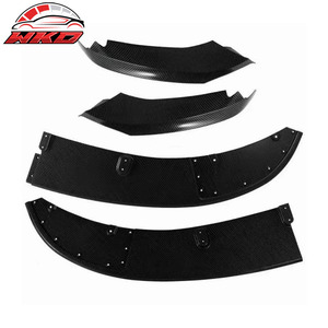 เหมาะสำหรับ BMW F10 ซีรีส์ 5 ปี 11-16 สปอยเลอร์กันชนหน้าทรง MP ลายคาร์บอนไฟเบอร์ คุณภาพสูง อุปกรณ์ตกแต่งภายนอก - Product Image 3