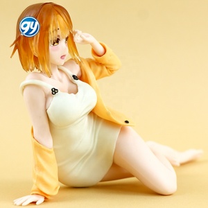 Figura de acción de chica sexy hentai de anime manga, Atelier <span class=keywords><strong>Ryza</strong></span> en pose sentada, linda Chibi Ramen Lid Press, juguete de escritorio de PVC de dibujos animados coleccionable - Product Image 3