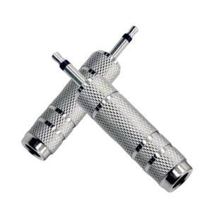 Adaptador de audio mono, conector macho de 3,5 mm a hembra de 6,5 mm, conector metálico para guitarra, piano, instrumentos musicales - Product Image 3