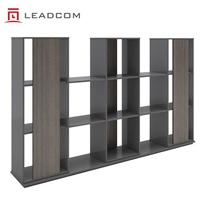 LEADCOM Étagère de séparation de bureau modulaire sur mesure, compartiment ouvert, support de rangement de documents pour projets de bureaux clés en main