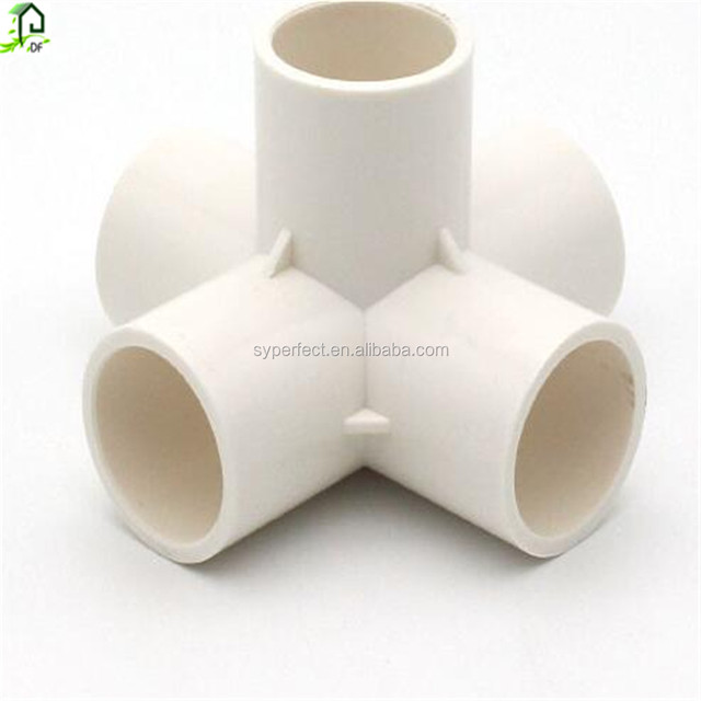 National Standard Transparent PVC External Thread Adapter Pipe Fittings for Water Supply