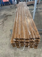 Clôture en acier ondulé couleur bois pour le marché canadien, délai de production de 10 jours, clôture Colorbond