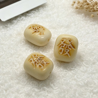Mahjong Thema Decoratieve Hanger Kraal Geluksbord Spelaccessoire voor DIY Sieraden Maken Sleutelhanger Tas Hangend Handgemaakt Ornament
