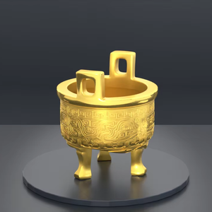 Premios de trípode de artesanía de metal personalizados para técnica de fundición de regalo de aniversario de grupo farmacéutico - Product Image 4