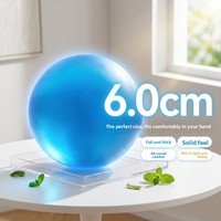 Balle anti-stress en caoutchouc souple en forme de sucre de malt Douyin, jouet raisin vert à rebond lent, pour la décompression, transfrontalier, pour tous les âges