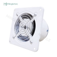 Ventilateur d'évacuation d'air silencieux Mingle 220V pour la maison, la salle de bain, la cuisine, montage mural