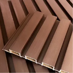 3D влагостойкая внутренняя стеновая панель из ПВХ, спальня с коричневым шоколадом