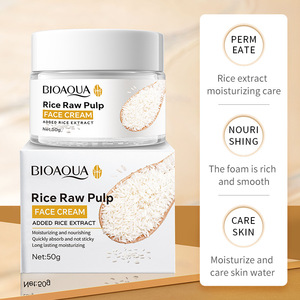 <span class=keywords><strong>Crema</strong></span> Facial <span class=keywords><strong>BIOAQUA</strong></span> con Pulpa de Arroz, Mejora la Aspereza, Equilibra la Grasa, Hidrata, Cierra los Poros, <span class=keywords><strong>Crema</strong></span> Facial de Arroz Orgánica 50g - Product Image 2