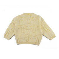 Nouveau design de pull-over à motifs de tricot 3D avec appliques pull-over en coton pour bébés filles pull d'hiver pour enfants