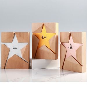 Wood Products Manufacturing Diy, Personalized Wood <b>Trophy</b> Plate Custom Base Wooden <b>Plaque</b> Awards <b>Trophy</b>/ - Product Image 1