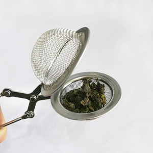 Stainless steel chain tea strainer, household tea infuser, tea <b>clip</b>, tea ball, seasoning ball, stainless steel tea strainer. - Product Image 1