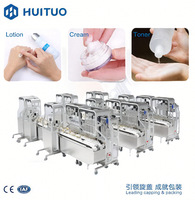 Équipement automatique de remplissage de bouteilles liquides pour l'eau, les cosmétiques, la crème, la lotion, petite machine de remplissage et de bouchage pour la production industrielle
