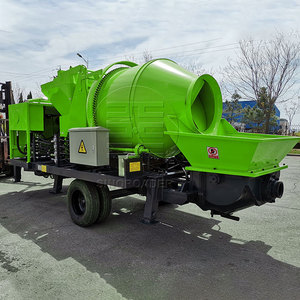 Mélangeur de <span class=keywords><strong>béton</strong></span> à vis, avec trémie d'escalade automatique - Product Image 1