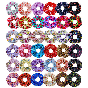BELLEWORLD-diademas elásticas con estampado <span class=keywords><strong>de</strong></span> <span class=keywords><strong>unicornio</strong></span> para niña, gomas para el pelo con estampado <span class=keywords><strong>de</strong></span> flores y corazones, scrunchie <span class=keywords><strong>de</strong></span> satén - Product Image 1