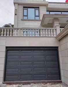 <span class=keywords><strong>Porte</strong></span> <span class=keywords><strong>de</strong></span> <span class=keywords><strong>garage</strong></span> sectionnelle électrique moderne en acier avec télécommande, isolée thermiquement, <span class=keywords><strong>universelle</strong></span>, pour villas - Product Image 4
