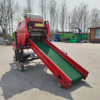 Hacheuse d'ensilage et ramasseuse de foin, presse à balles agricole, machine à ensiler, couper, emballer et enrouler