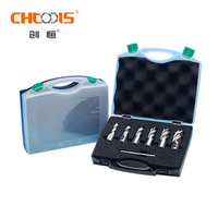 CHTOOLS 6 pièces HSS annulaire Cutter foret ensemble CNC plastique magnétique Base perceuse haute vitesse acier carbure de tungstène acier alliage
