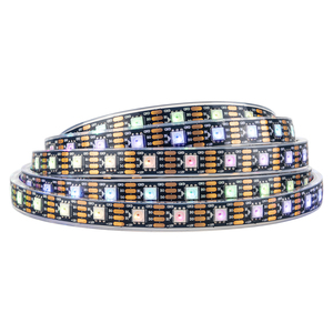 BTF-LIGHTING IP68 Wasserdicht im Freien 12V 5m 60leds/<span class=keywords><strong>m</strong></span> WS2815 RGB Individuell adressierbar 5050SMD Dual Signal LED Pixel Strip - Product Image 1