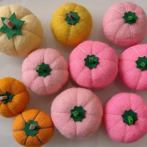 Poupée de citrouille en laine australienne faite à la main Halloween transfrontalier pour <span class=keywords><strong>Amazon</strong></span> feutre fruits Popper meilleur objet décoratif mariages - Product Image 2