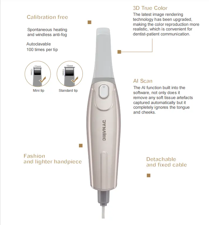 High Speed dental 3D Intraoral Scanner dental intra oral scanner 3d scanner dental equipment price