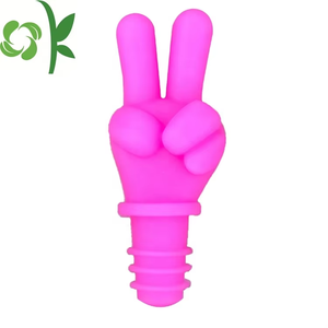 OKSILICONE <span class=keywords><strong>Bouchon</strong></span> de bouteille de <span class=keywords><strong>vin</strong></span> en silicone Funny 3D Finger Shape Silicone Wine Stoppers <span class=keywords><strong>pour</strong></span> garder la bière fraîche - Product Image 1