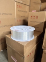 AILI PMMA Rouleaux de fibre optique en plastique pour kit Starlight Headliner de plafond de ciel étoilé ou projet d'ingénieur en lumière étoilée bricolage