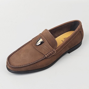Chaussures en cuir de vachette respirantes, anti-odeurs, nouvelles chaussures décontractées et élégantes pour hommes, à enfiler, en gros, avec semelle en tendon de bœuf - Product Image 2