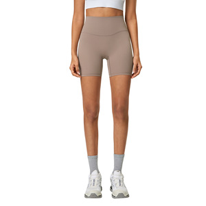 Pantalon de yoga sportif en nylon et élasthanne, ultra-extensible, respirant, effet seconde peau, taille haute, effet ventre plat et push-up, longueur trois-quarts, pour le cyclisme - Product Image 5