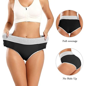 Ropa Interior <span class=keywords><strong>de</strong></span> Algodón Transpirable para <span class=keywords><strong>Mujer</strong></span>, Cintura Alta, 20% <span class=keywords><strong>de</strong></span> Descuento, para Deporte, Trabajo y Uso Diario - Product Image 2