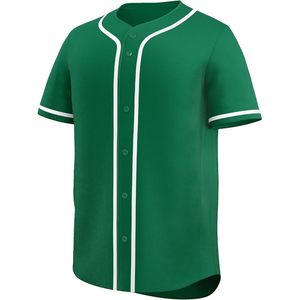 Maillot de baseball vierge pour homme, manches courtes, anti-humidité, toutes saisons, uniforme de sport d'équipe - Product Image 2