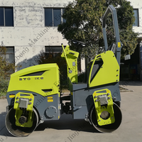 Approvisionnement direct d'usine 1 tonne 2 tonnes 3 tonnes mini compacteur vibrant rouleau d'asphalte rouleau de route à double tambour rouleau diesel