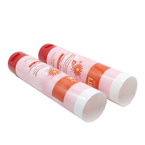 หลอดบรรจุภัณฑ์เครื่องสำอางแบบยืดหยุ่น เป็นมิตรกับสิ่งแวดล้อม ปลอดสาร BPA ใส สำหรับโลชั่นทาตัว ครีมทามือ ครีมกันแดด ผลิตภัณฑ์ดูแลผิว สีตามสั่ง - Product Image 1