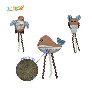 Famipet nhà sản xuất tùy chỉnh bán buôn New động vật đại dương Thiết kế vui katzenspielzeug Kitten đồ chơi tương tác mèo Wand trêu ghẹo đồ chơi - Product Image 3
