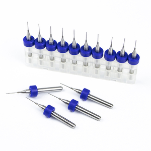 Thép Vonfram cacbua khoan nhỏ 1.1mm 1.5mm <span class=keywords><strong>CNC</strong></span> in bảng mạch nhà sản xuất với Shank <span class=keywords><strong>PCB</strong></span> - Product Image 1