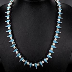 Collar de Cadena Estilo Tenis con Moissanita Negra de 5mm, Joyería Fina de Aleación, Collar <span class=keywords><strong>Wakanda</strong></span> con Diamantes VVS para Hombre, Gran Venta - Product Image 3