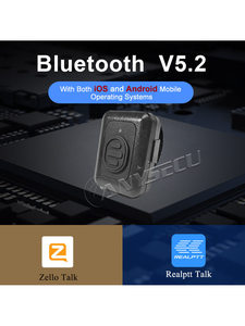 ตัวควบคุมวิทยุสื่อสารบลูทูธ R18 รองรับระบบ Android iOS ใช้งานร่วมกับแอป RealPTT Zello กันน้ำมาตรฐาน IP66 รุ่น L843 - Product Image 2