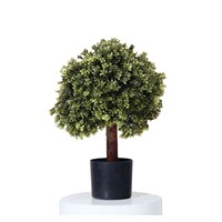 Arbre topiaire artificiel en buis à trois boules pour extérieur et intérieur, décoration de bureau, mariage, décoration de la maison, plantes artificielles