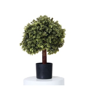 Árbol Topiario Artificial <span class=keywords><strong>de</strong></span> Boj <span class=keywords><strong>de</strong></span> Tres Esferas para Decoración <span class=keywords><strong>de</strong></span> Interiores y Exteriores, Oficina, Bodas, Hogar, Plantas Artificiales - Product Image 5