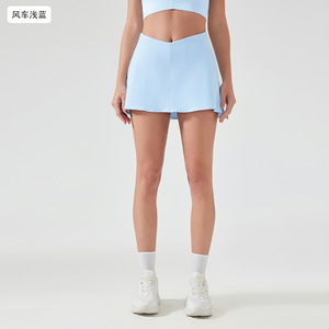 Tennisrokken Voor Dames Geplooide Tennisrok Met Zakken Golfskorts Voor Vrouwen Atletische Herfstrokken Met Korte Broek Gekruiste Taille - Product Image 5