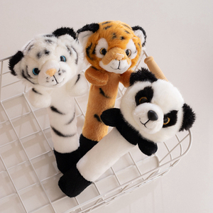 Nouveau produit : Bâton de <span class=keywords><strong>massage</strong></span> en peluche tigre, doux et de haute qualité, avec yeux en plastique, pour soulager la fatigue - Product Image 3